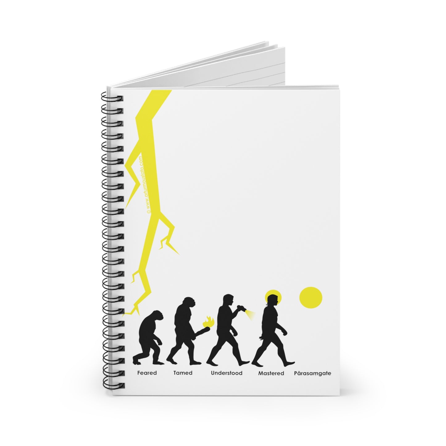 Enlightenment Spiral Notebook - Ruled Line