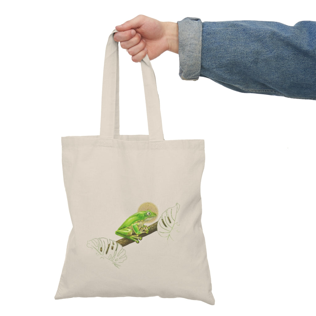 Tote Bag with two Kambo frogs