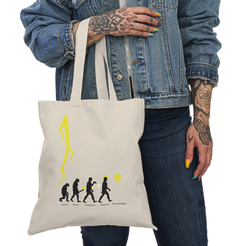 Enlightenment Evolution - Natural Tote Bag