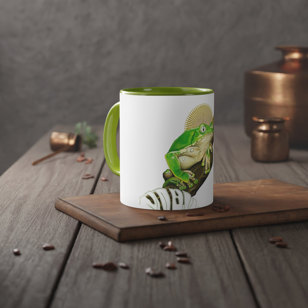Kambo behind leaves Mug, 310ml / 11oz