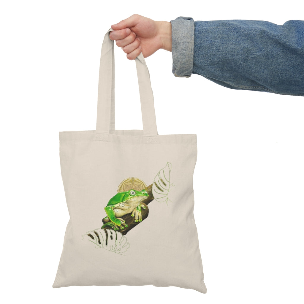 Tote Bag with two Kambo frogs