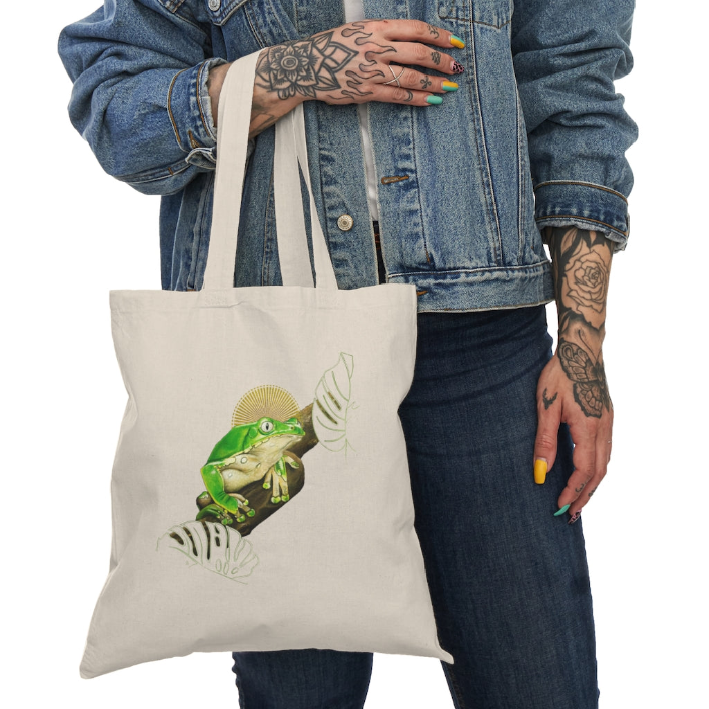 Tote Bag with two Kambo frogs