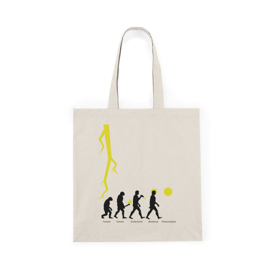 Enlightenment Evolution - Natural Tote Bag